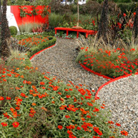Garden design using colour