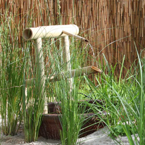 DIY Bamboo Water Feature