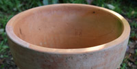 Round Terracotta Pots